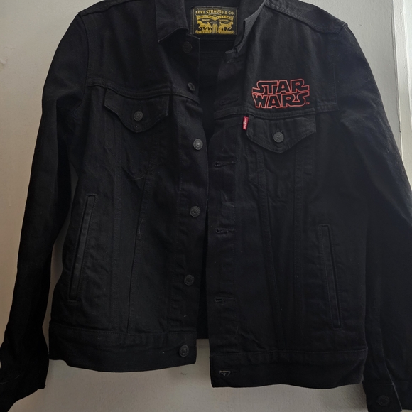 Levi's Star Wars Black Denim Jacket - Picture 2 of 5